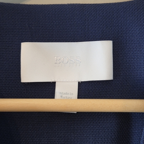 Hugo Boos Jafalea Wool Women's Navy Professional Casual Blazer Size US 6 - Picture 9 of 11